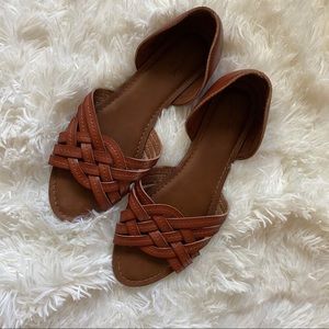 Woven Front Sandals